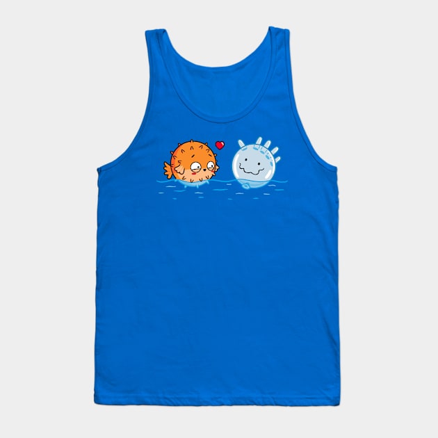 Blowfish in Love! Tank Top by Raffiti